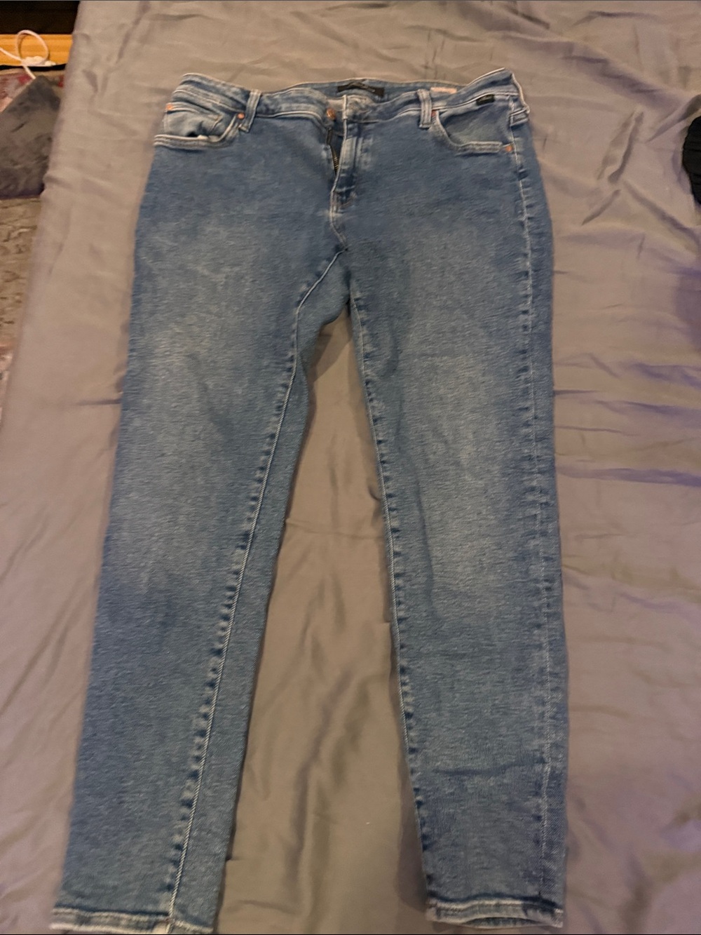 Mavi Women's Skinny Jeans in Light Blue Wash